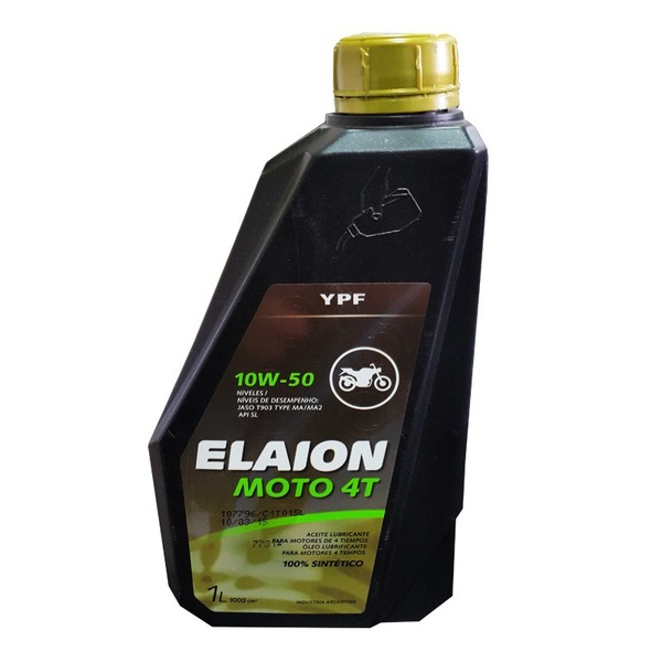 Aceite de Motocicleta YPF Elaion 4T 10W-40 1 LT – HP PLUS
